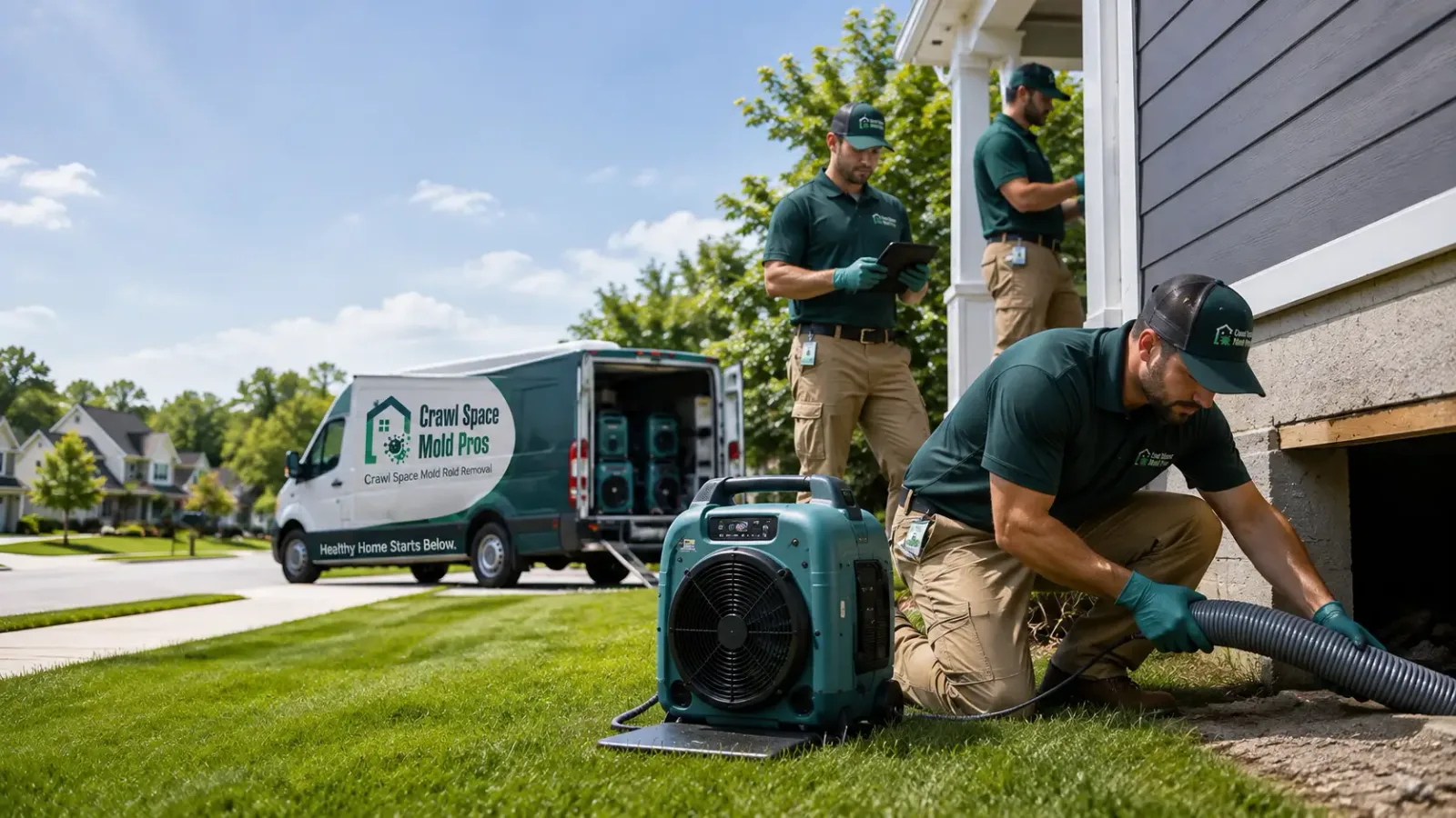 Crawl Space Mold Removal in Bella Vista, CA